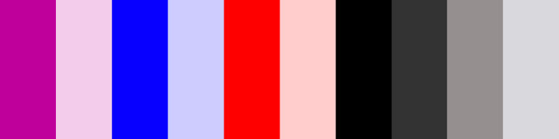 A Custom pallet with neutral blacks.