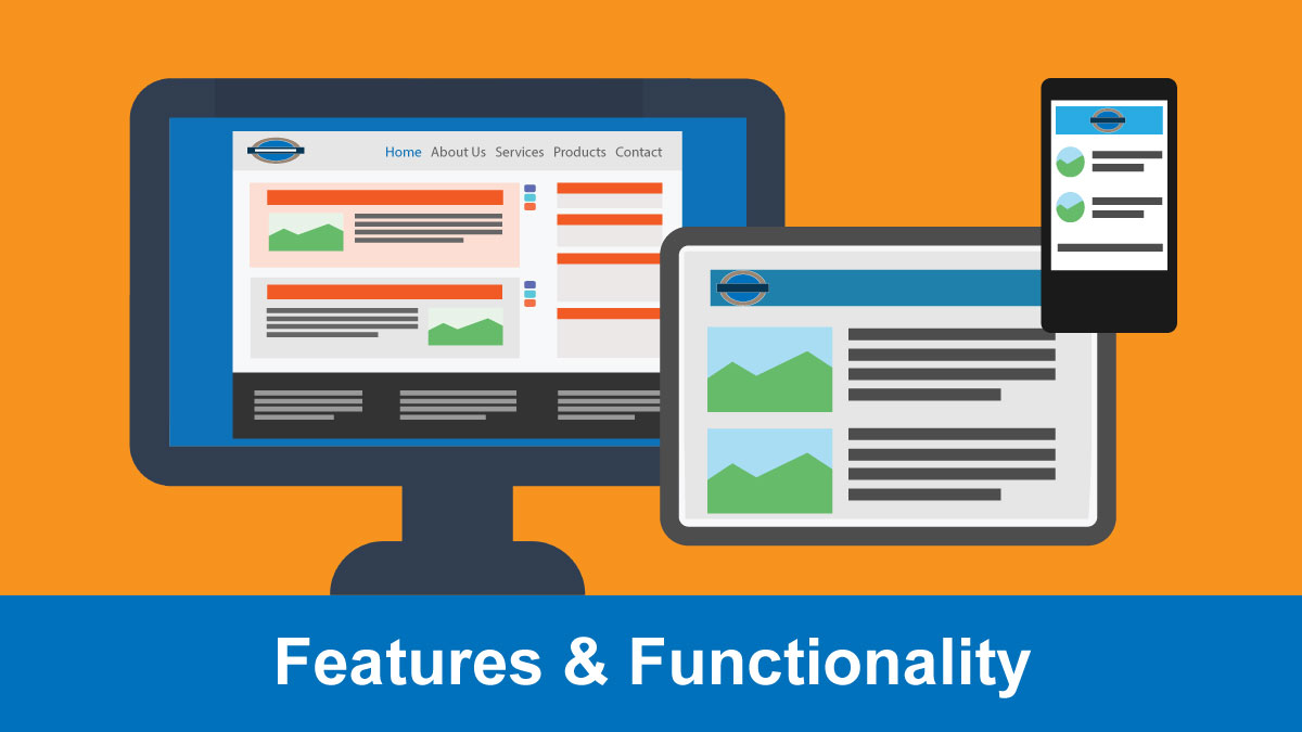 Features & Functionality Options for your website Gleneden Ridge Design